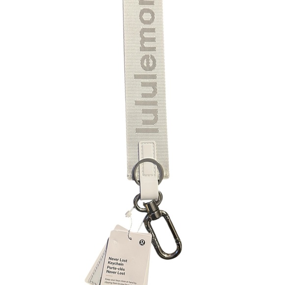 lululemon athletica Accessories - Lululemon New With Tags Silver Keychain